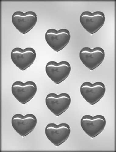 Med Smooth Hearts Chocolate Mould - Click Image to Close